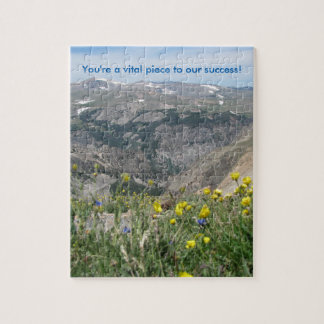 Puzzle pittoresque de montagne - "vous êtes un