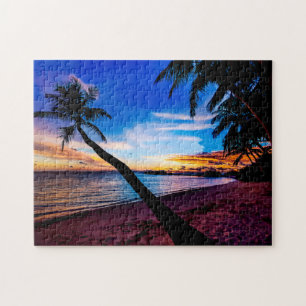 Puzzle Pittoresque de plage Tropical Pittoresque