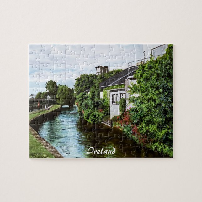 Puzzle Pittoresque Galway City Irlande Canal View (Horizontal)