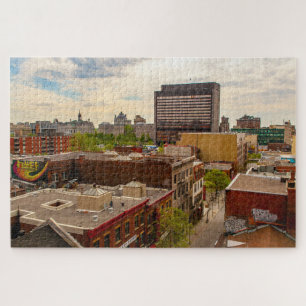 Puzzle Pittoresque Montréal vue sur les toits, Québec, Ca