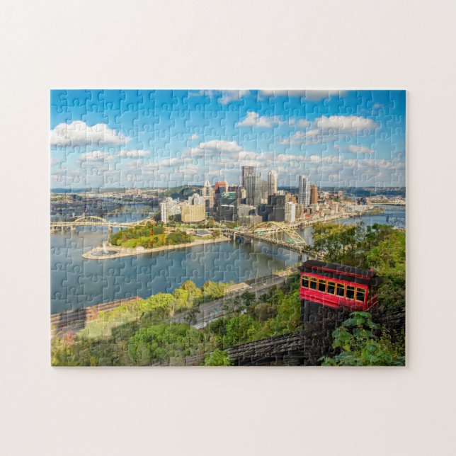 Puzzle Pittsburgh Pennsylvania Duquesne Incline View (Horizontal)