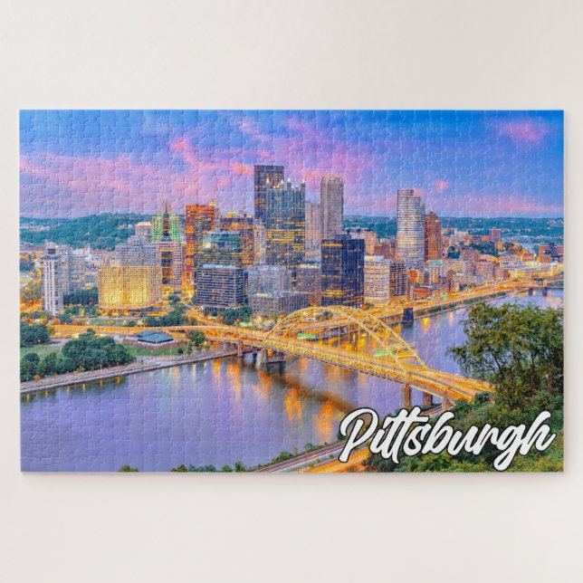 Puzzle Pittsburgh, Pennsylvanie, États-Unis (Horizontal)