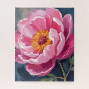 Puzzle Pivoine Rose Jolie   Peinture de Fleur Aquarelle