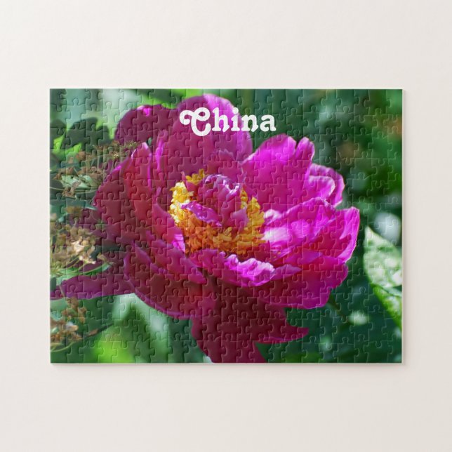 Puzzle Pivoines de la Chine (Horizontal)
