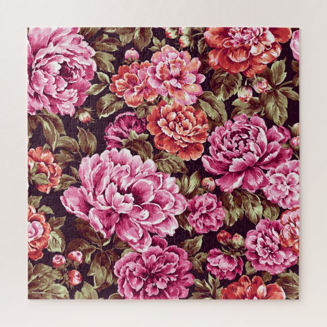 Puzzle Pivoines en Fleur (Vertical)