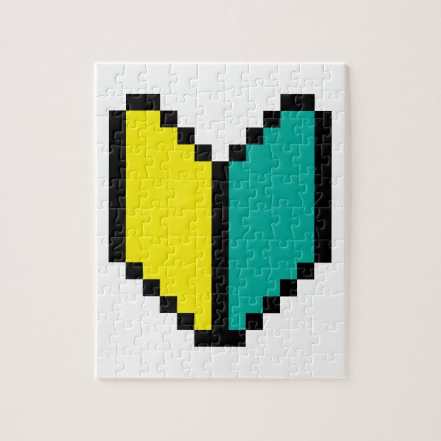 Puzzle Pixel 8 bits Wakaba / Mark Shoshinsha (Vertical)