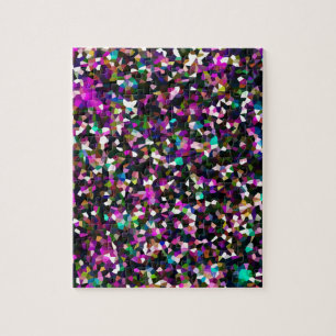 Puzzle Pixels en cristal de ton de bijoux