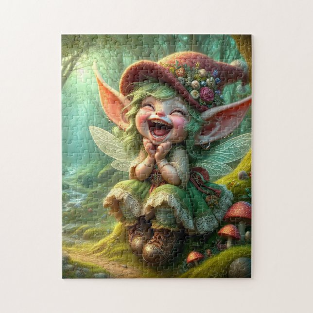 Puzzle Pixie super mignonne et heureuse (Vertical)