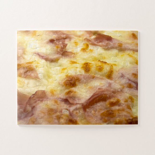 Puzzle Pizza au fromage et prosciutto cotto (Horizontal)