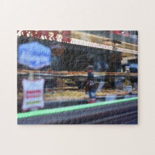 Puzzle Pizza Shop réflexion Midtown Manhattan New York