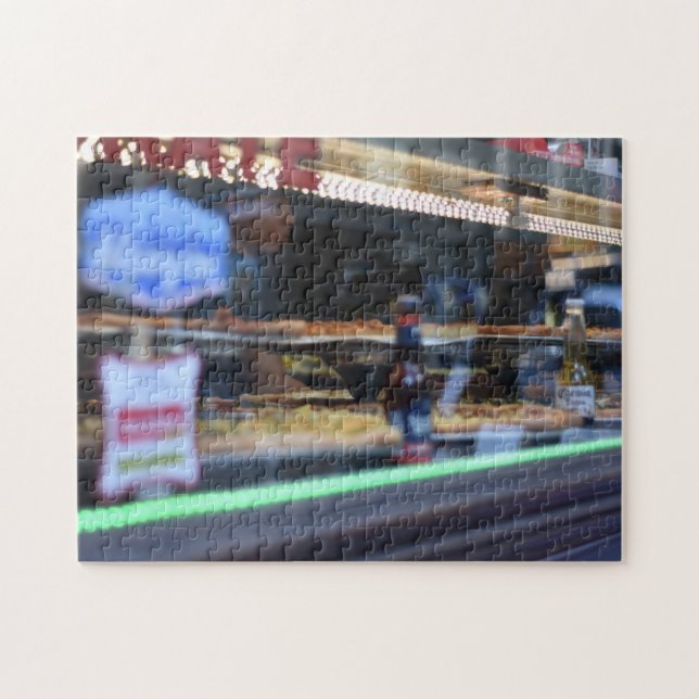 Puzzle Pizza Shop réflexion Midtown Manhattan New York (Horizontal)