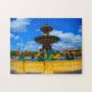 Puzzle Place de la Concorde Paris.