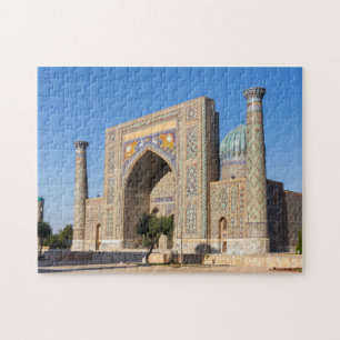 Puzzle Place du Registan au coucher du soleil - Samarkand