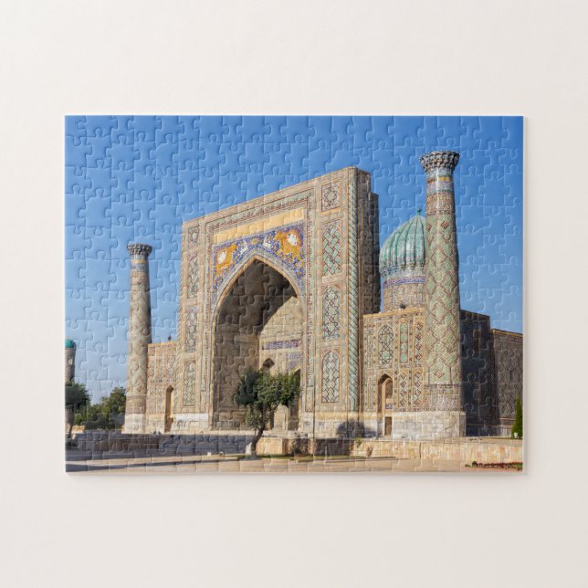 Puzzle Place du Registan au coucher du soleil - Samarkand (Horizontal)