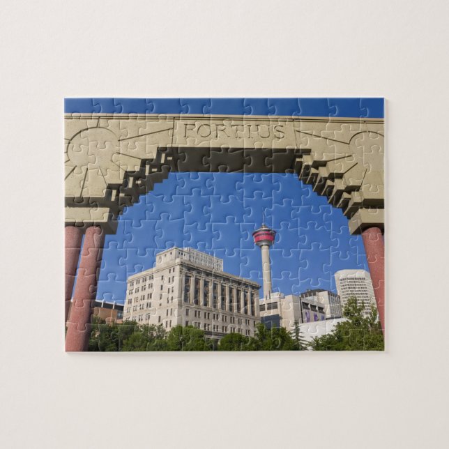 Puzzle Place olympique et tour de Calgary, Alberta, Canad (Horizontal)