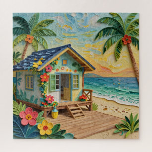 Puzzle Plafond océanique de maison de plage