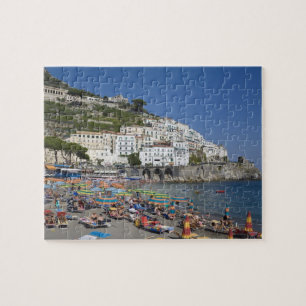 Puzzle Plage à Amalfi, Campanie, Italie