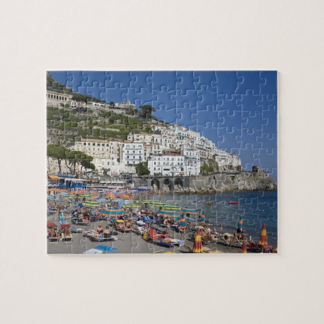 Puzzle Plage à Amalfi, Campanie, Italie (Horizontal)