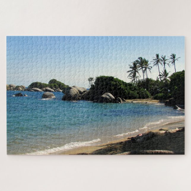 Puzzle plage caraïbe tayrona (Horizontal)