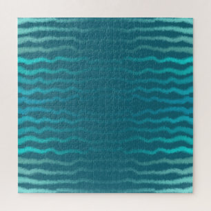 Puzzle Plage côtière Salé Turquoise Wave Résumé Design