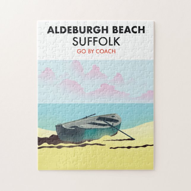 Puzzle Plage d'Aldeburgh Suffolk  (Vertical)
