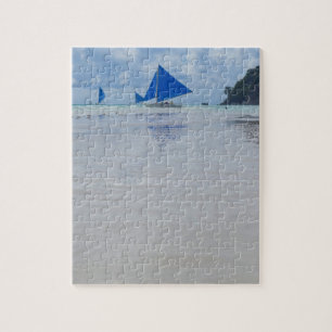 Puzzle Plage de Boracay Paraw voile aux Philippines