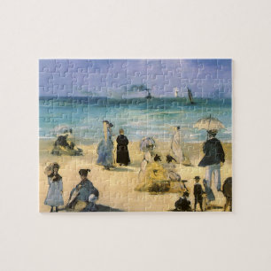 Puzzle Plage de Boulogne par Edouard Manet, Art Vintage