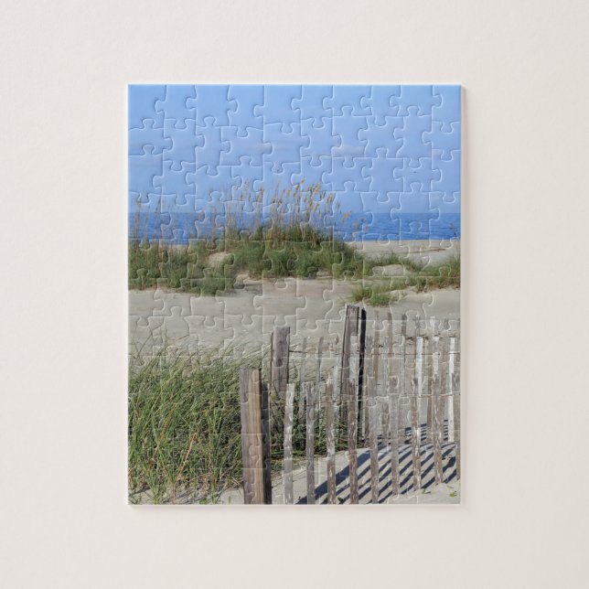 Puzzle Plage de Caswell, terre d'OR et paysage marin (Vertical)