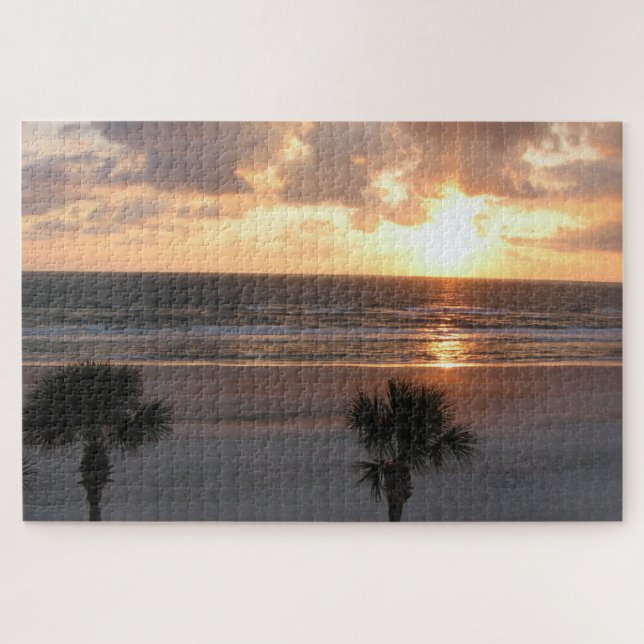 Puzzle Plage de Floride à Sunrise Palm Trees (Horizontal)