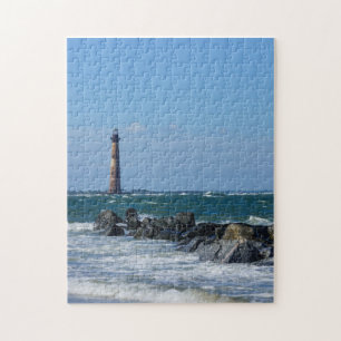 Puzzle Plage de folie de phare de Morris