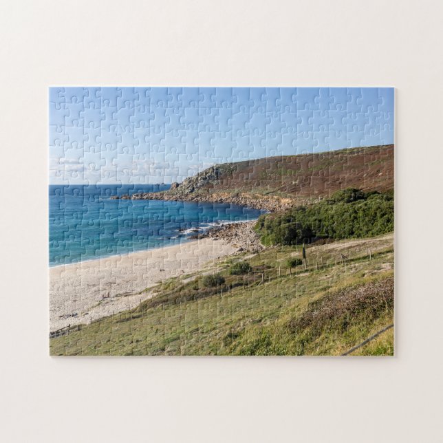 Puzzle Plage de Gwynver Cornwall  (Horizontal)