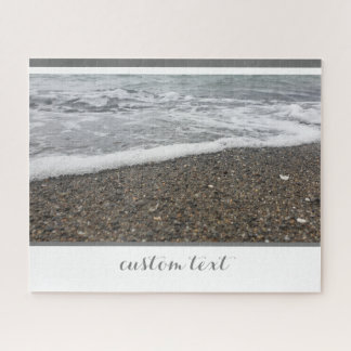 PUZZLE PLAGE DE L'OCÉAN ROCHÉ VAGUES D'EAU BLANCHE ROLLY