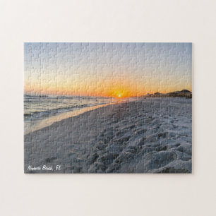Puzzle Plage de Navarre Floride coucher de soleil