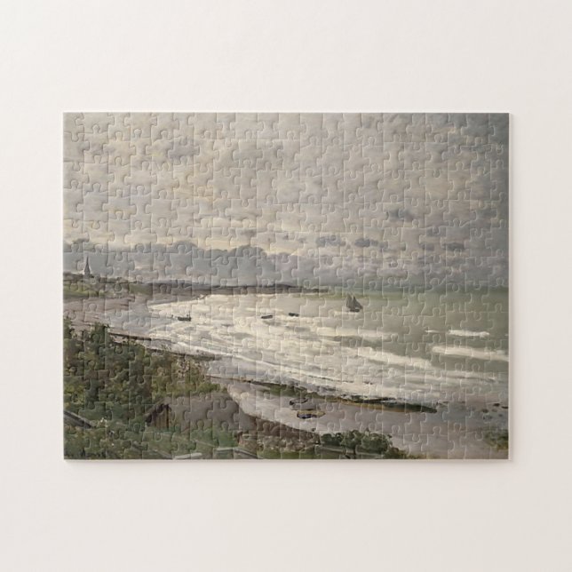 Puzzle Plage de Sainte-Adresse Monet Art (Horizontal)