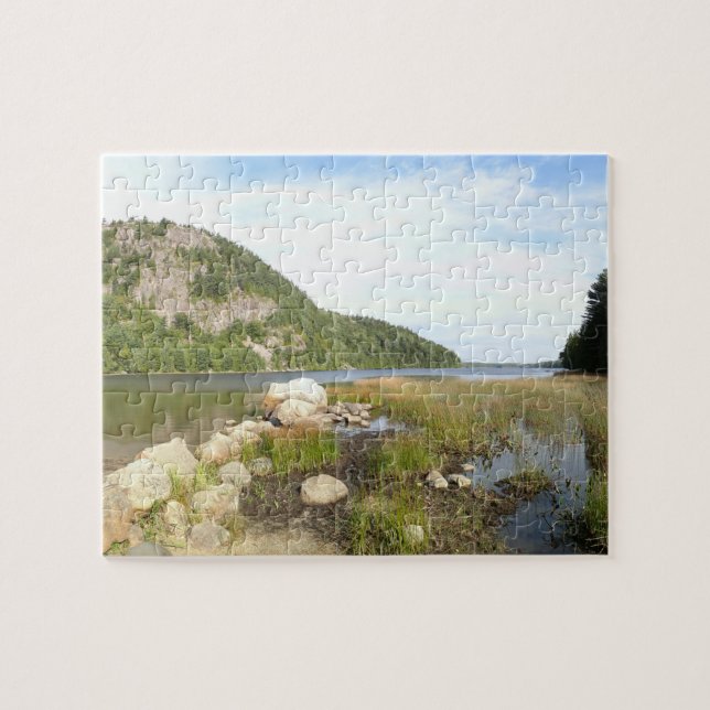 Puzzle Plage d'Echo Lake à Acadia National Park (Horizontal)