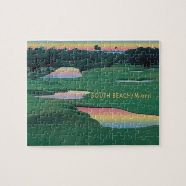 Puzzle Plage du sud - GOLF de Miami (Horizontal)