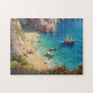 Puzzle Plage en Grèce