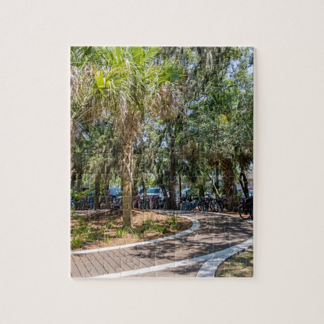 Puzzle plage et océan de Hilton Head la Géorgie avec le (Vertical)
