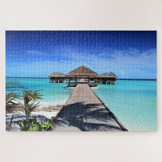 Puzzle Plage exotique (Horizontal)