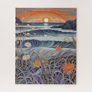 Puzzle Plage Fleur sauvage balnéaire