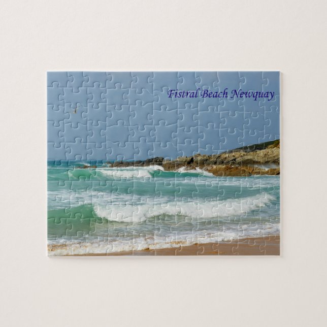 Puzzle Plage Newquay les Cornouailles Angleterre de (Horizontal)