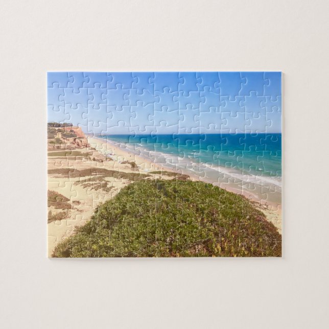 Puzzle Plage Océan Mer bleu ciel Paysage tropical Jigsaw (Horizontal)
