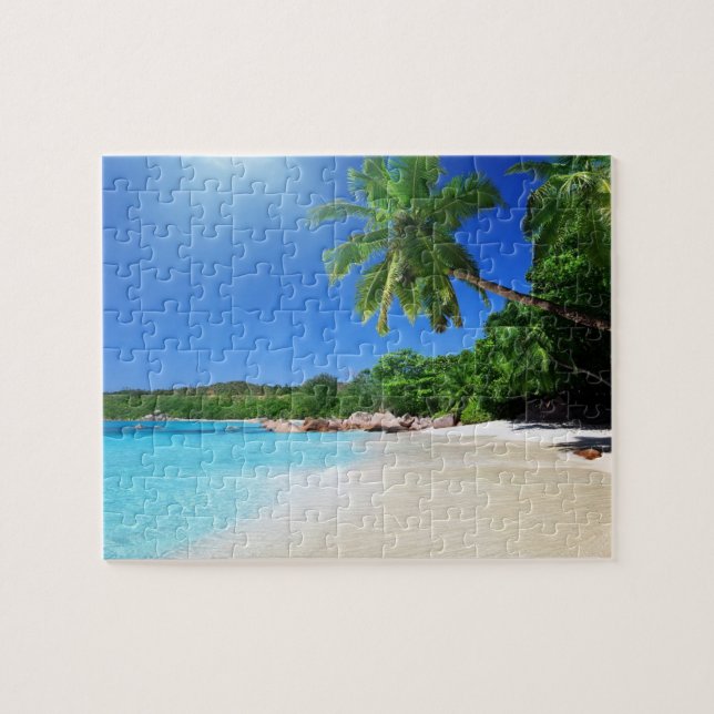 Puzzle Plage paradisiaque tropicale (Horizontal)