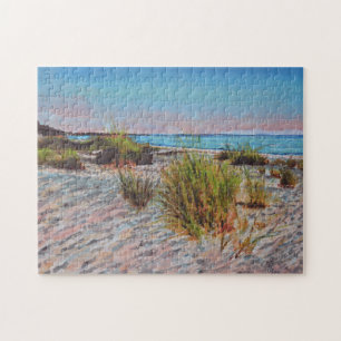 Puzzle Plage Peinture Floride Sable rose