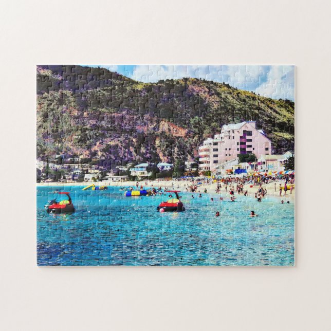 Puzzle Plage Philipsburg Sint Maarten (Horizontal)