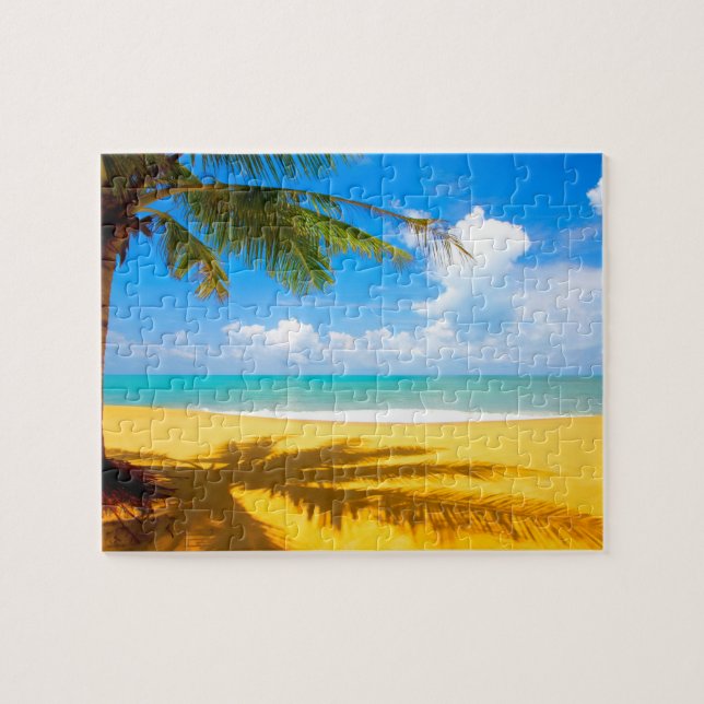 Puzzle Plage Puzzle-Tropicale de jeu (Horizontal)