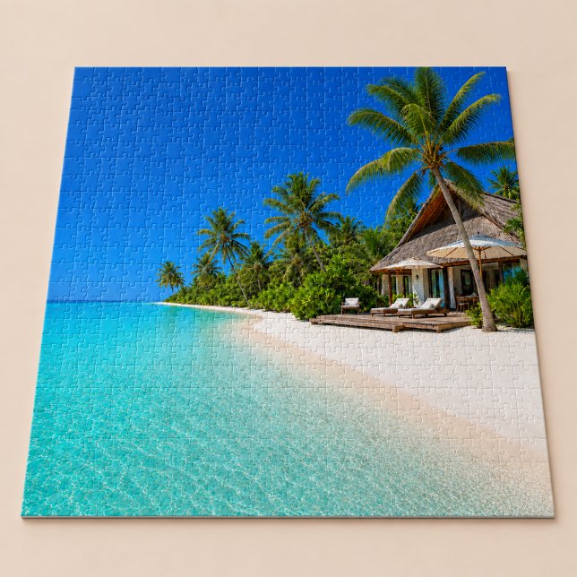 Puzzle Plage relaxante de l'île (Créateur téléchargé)