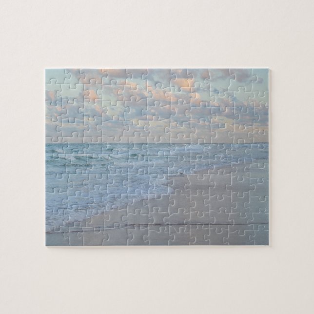 Puzzle Plage Sunrise Calme Eau Art Artistique Easy Small (Horizontal)