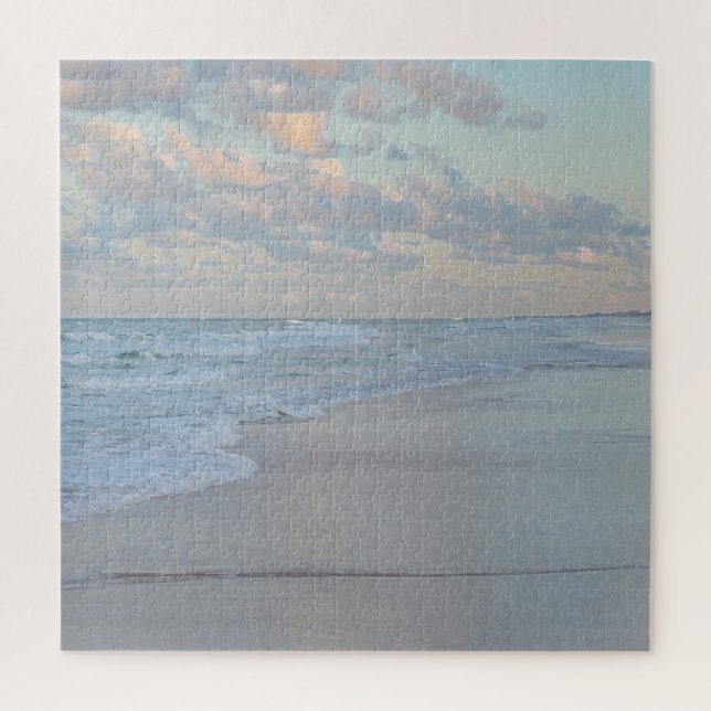 Puzzle Plage Sunrise Calme Eau Carré artistique 20 x 20 (Vertical)