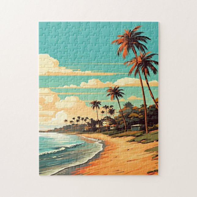 Puzzle Plage Tropicale (Vertical)